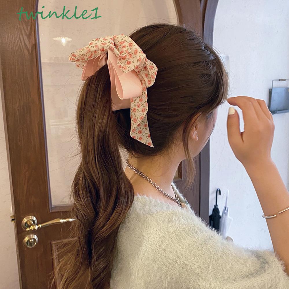 Giá Đỡ Buộc Tóc Đuôi Ngựa Bằng Ren Hoa Sang Trọng Cho Nữ