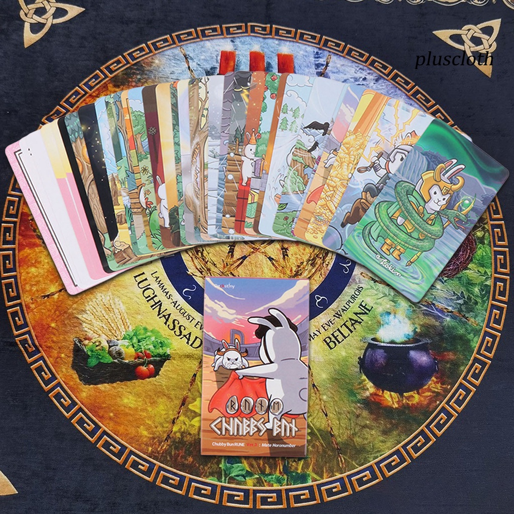 1 Bộ Bài Tarot Bằng Tiếng Anh Chubby Bun Bí Ẩn Vui Nhộn
