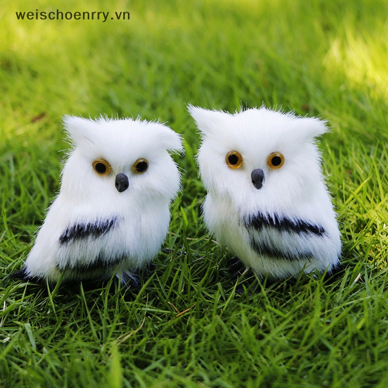 Chim Cú Bằng Lông Nhung Dễ Thương Dùng Trang Trí Giáng Sinh