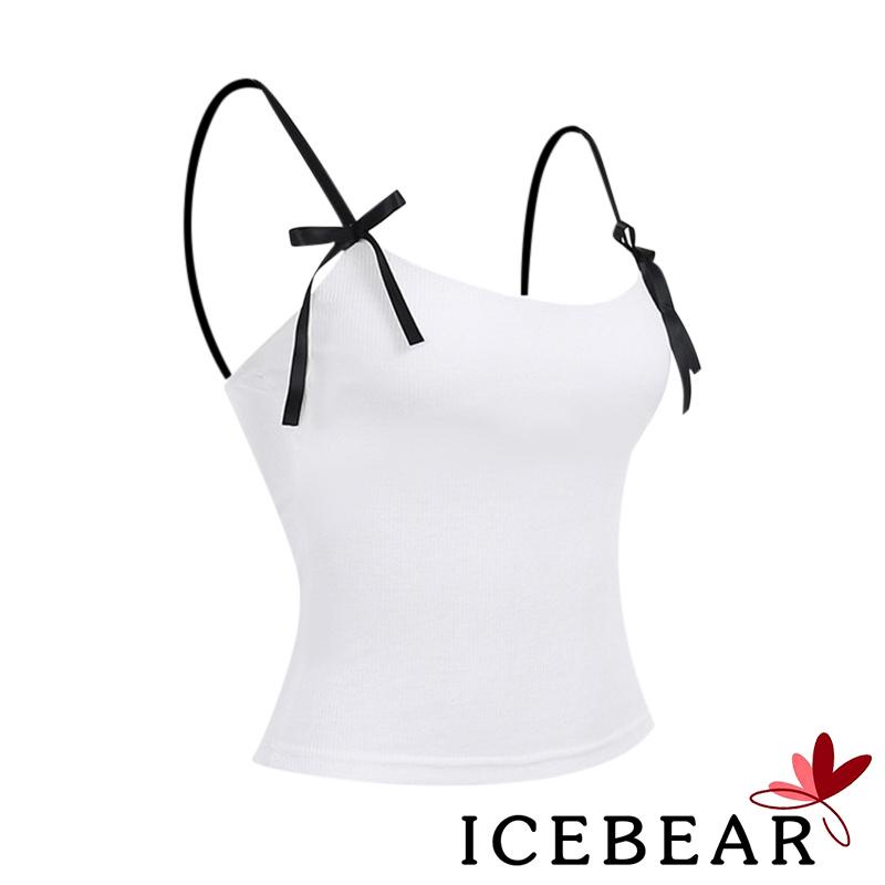 Áo Hai Dây Mùa Hè Màu Sắc Tương Phản Thời Trang Cho Nữ