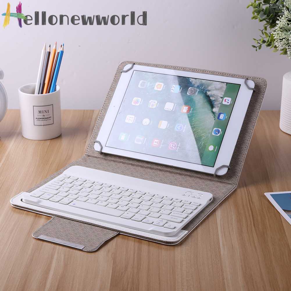 Bao Da PU Kèm Bàn Phím Bluetooth Không Dây Cho Máy Tính Bảng 9 10 inch