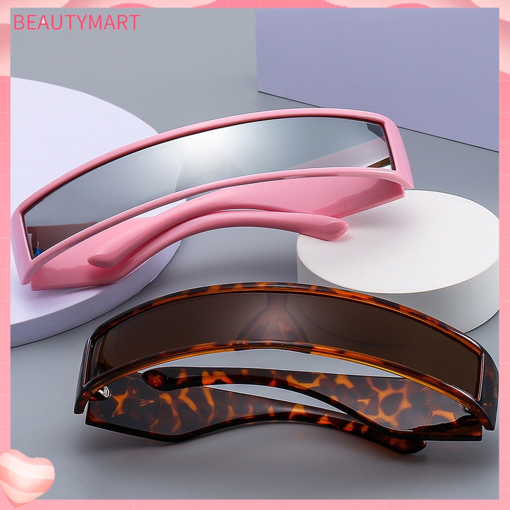 [beautymart] Kính Râm Tích Hợp Khẩu Hiệu Ứng Chữ Nhật Chống Tia UV Siêu Nhẹ Bảo Vệ Mắt Tương Lai Cho Nam Và Nữ