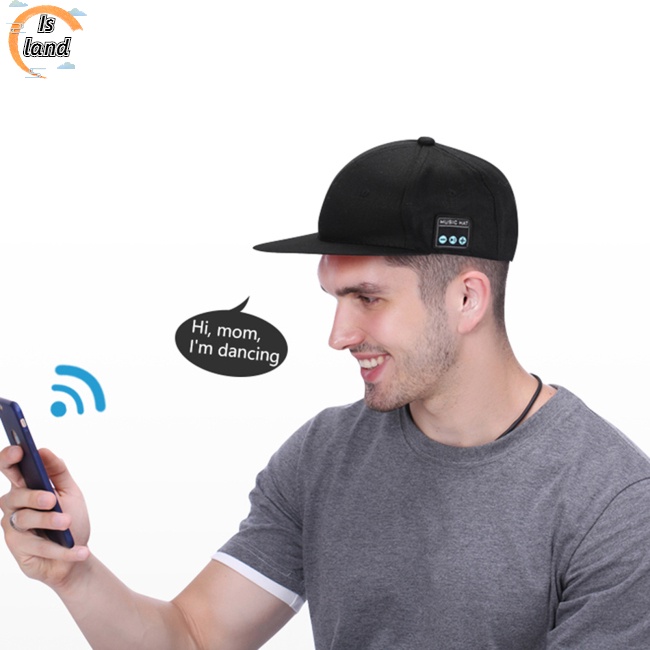 [IS] Mũ Chống Nắng Ngoài Trời Tích Hợp Tai Nghe Bluetooth Không Dây Có Thể Thay Đổi Được