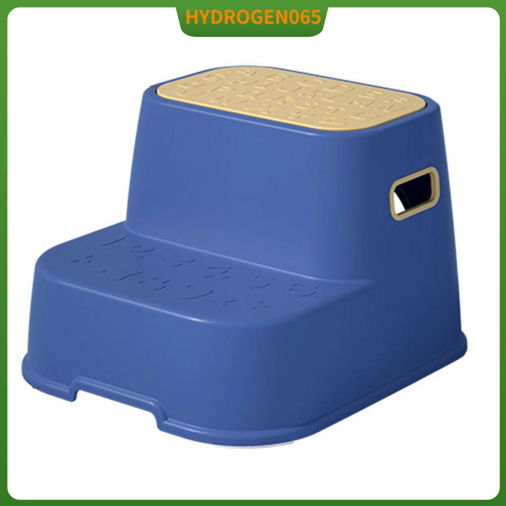Hydrogen065 Bệ bước toilet Công cụ chống lật hạng nặng bằng nhựa trượt cho trẻ nhỏ
