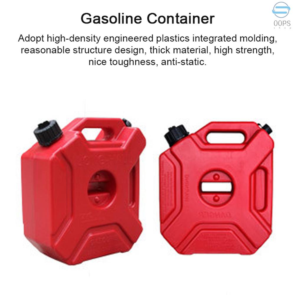 Bình Đựng Nhiên Liệu 1.3 Gallon Dung Tích 5L Chống Tĩnh Điện Có Khóa Và Chìa Khóa Cho Xe Hơi Xe Tải SUV ATV