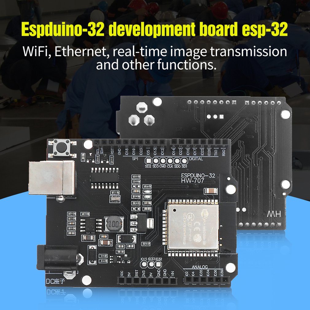 Espduino-32 Wireless Picture Transmission And Reception Black Hardware High-Tech Module Development Board Designed [Q/11]