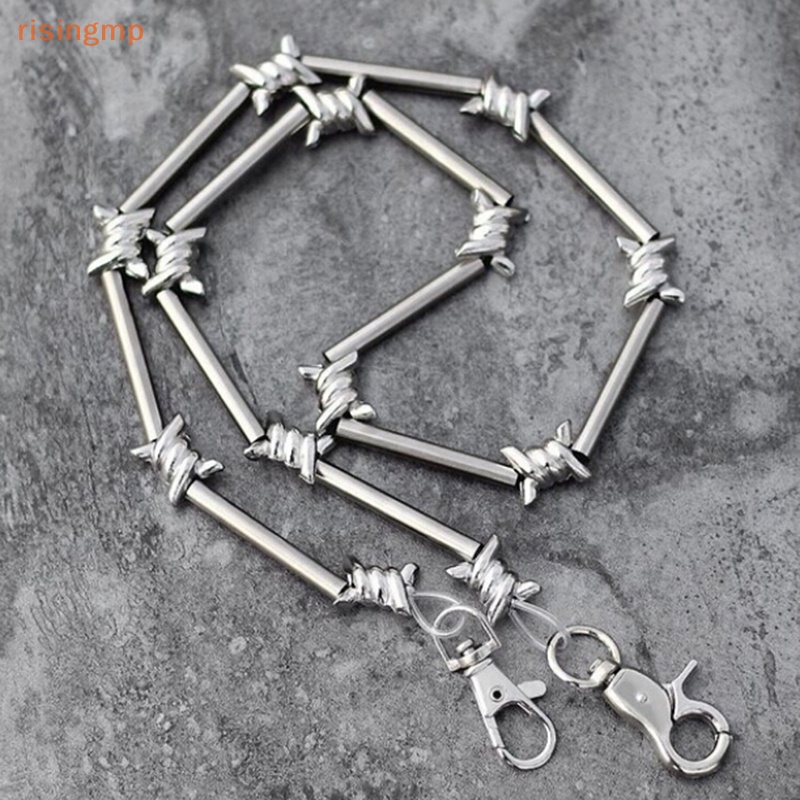 Dây Xích Kim Loại Bạc 29 &quot;Phong Cách Punk Hip Hop Gắn Ví / Quần