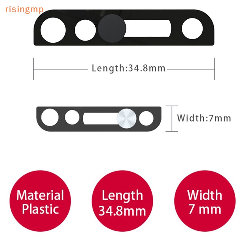 Miếng Dán Kim Loại Chống Nhìn Trộm Bảo Vệ Ống Kính Máy Ảnh Cho iPhone X XS 11 12Promax Mini