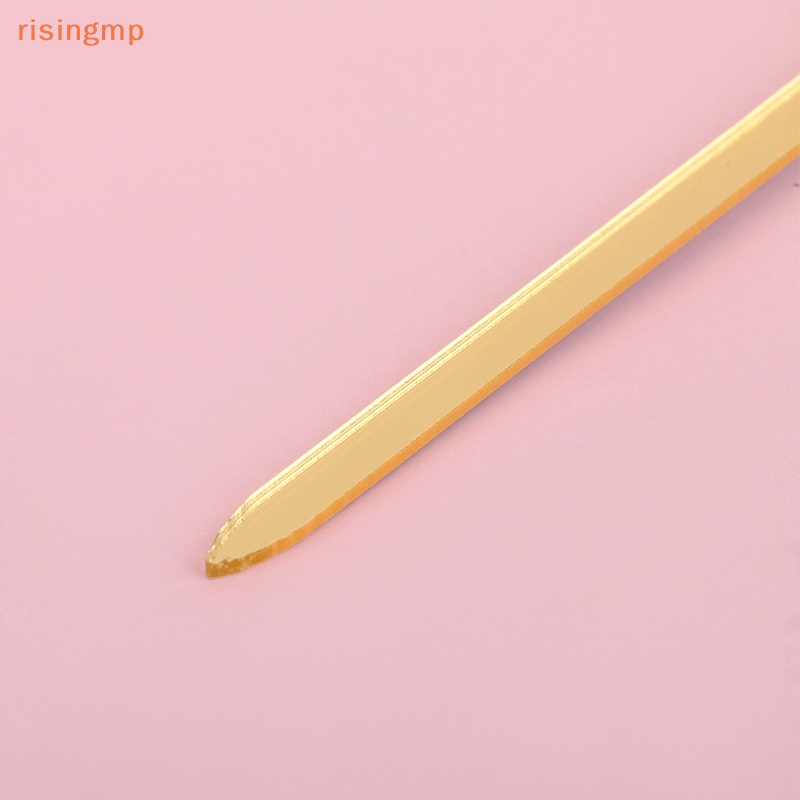 Set 3 Que Cắm Trang Trí Bánh Kem Hình Trái Tim Bằng Acrylic DIY