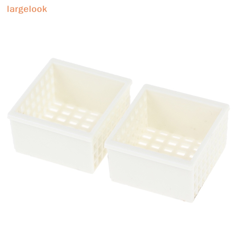 Bộ 3 Giỏ Đan Tay Bằng Nhựa Tỉ Lệ 1 / 12 Dùng Trang Trí Nhà Búp Bê