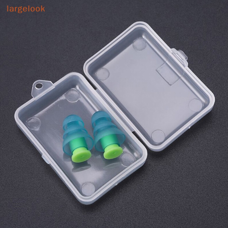 [Biglook] Nút Bịt Tai Nghe Nhét Tai Bằng Silicone Chống Ồn Tái Sử Dụng Được Kèm Hộp Đựng