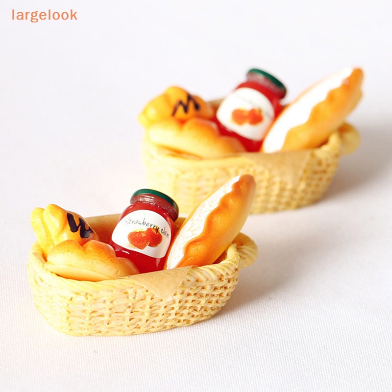 Set 5 Giỏ Bánh Mì Đồ Chơi Trang Trí Nhà Búp Bê