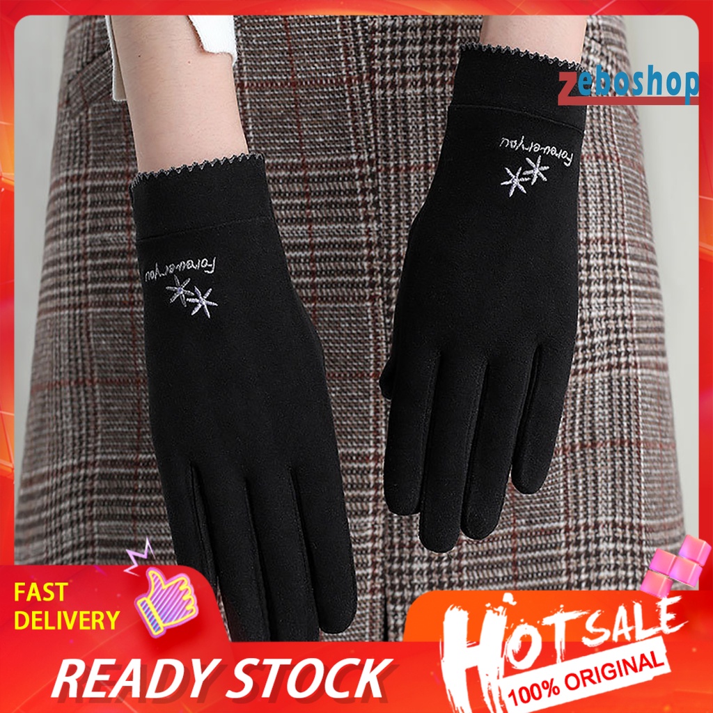 Găng Tay Giữ Ấm Thời Trang Có Thể Chạm Màn Hình Cảm Ứng