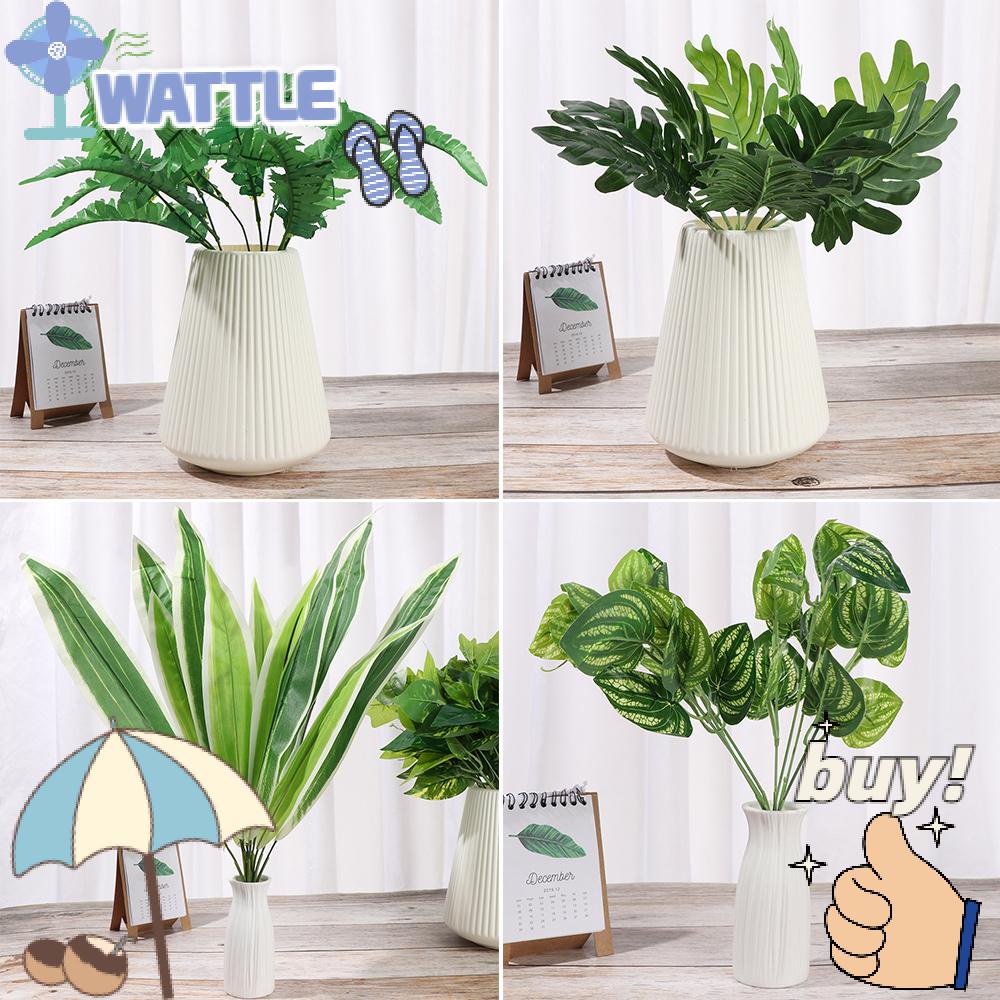 1 Bó Lá Rùa Nhân Tạo Sống Động Như Thật Trang Trí Nhà Cửa / Tiệc Cưới