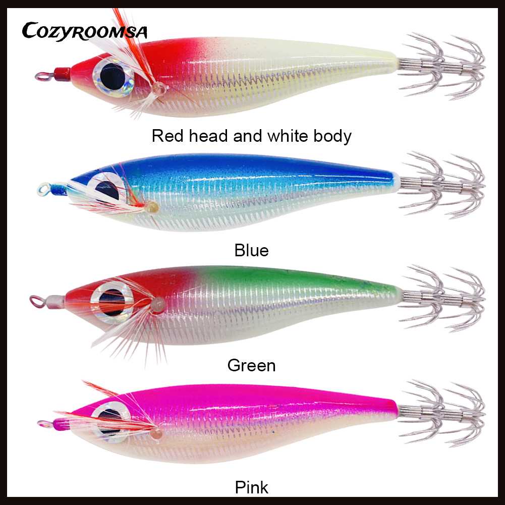 Mồi Câu Cá Giả Hình Con Tôm Phát Sáng