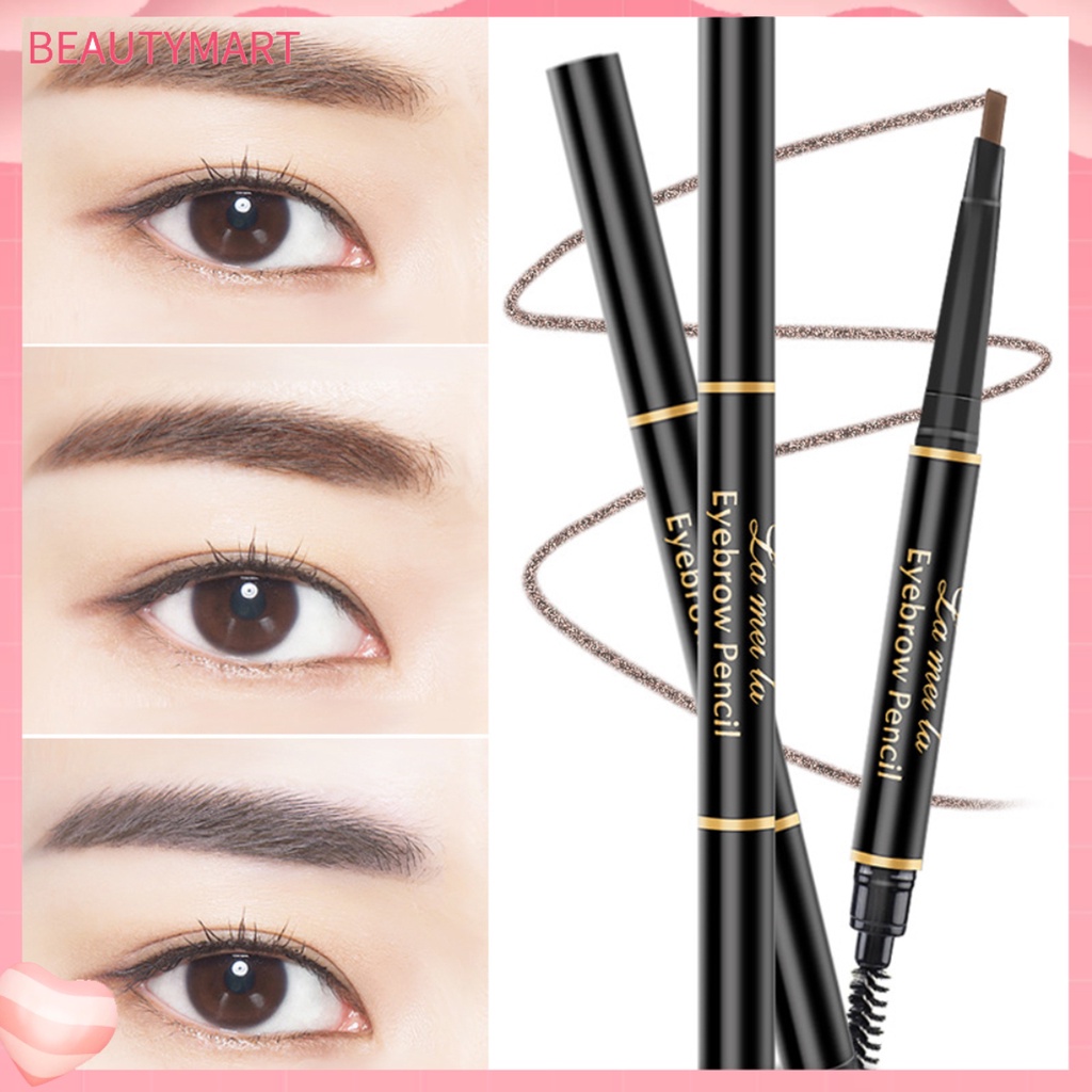Bút Kẻ Lông Mày Thiết Kế Hai Đầu Xoay Tự Động Chống Thấm Nước