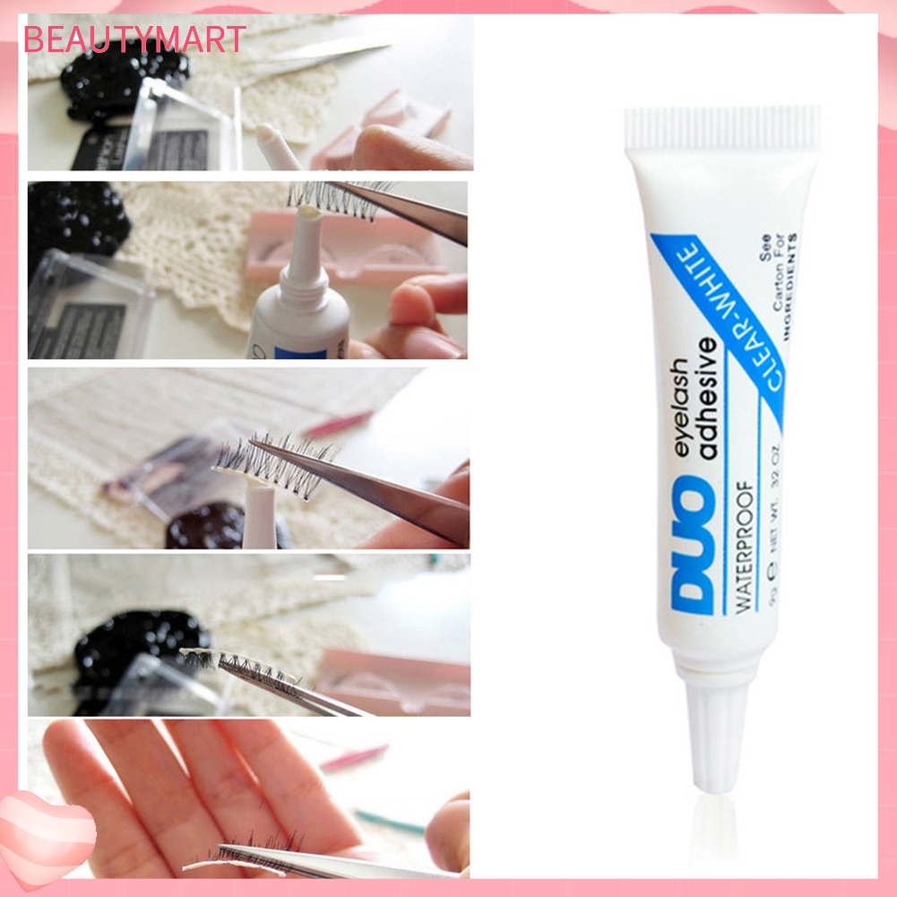 Keo Dán Lông Mi Giả Màu Trong Suốt Chống Nước Cho Nữ