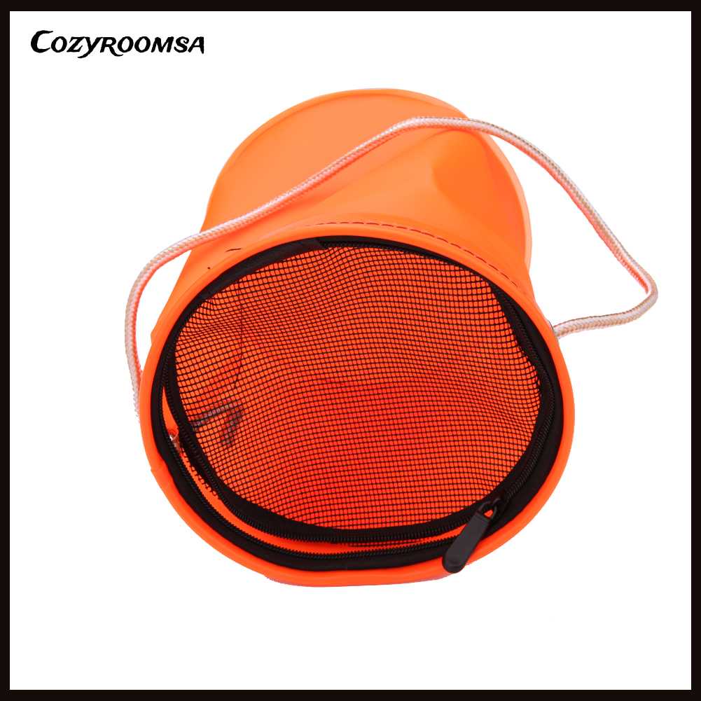 Túi Lưới Tròn Đựng Nước Có Thể Gấp Gọn Dùng Khi Đi Câu Cá / Đi Bộ Đường