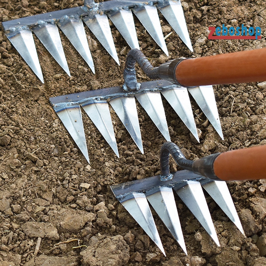 Zeboshop Cây Cà Phê Kim Loại Cứng Có Tay Cầm Tiện Dụng Cho Sân Vườn