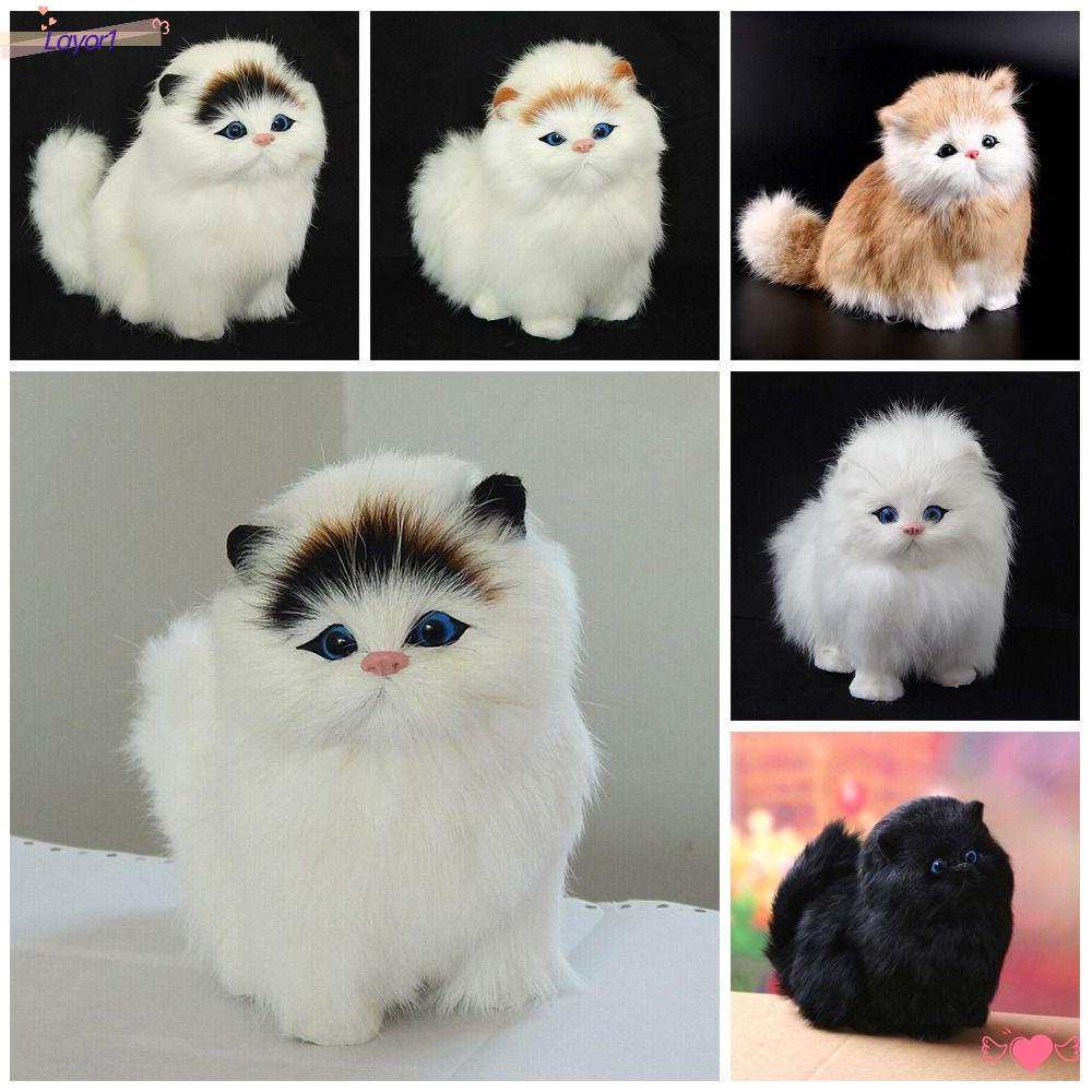 1 Mèo Nhồi Bông Điện Tử Hoạt Hình Đáng Yêu Trang Trí Nội Thất