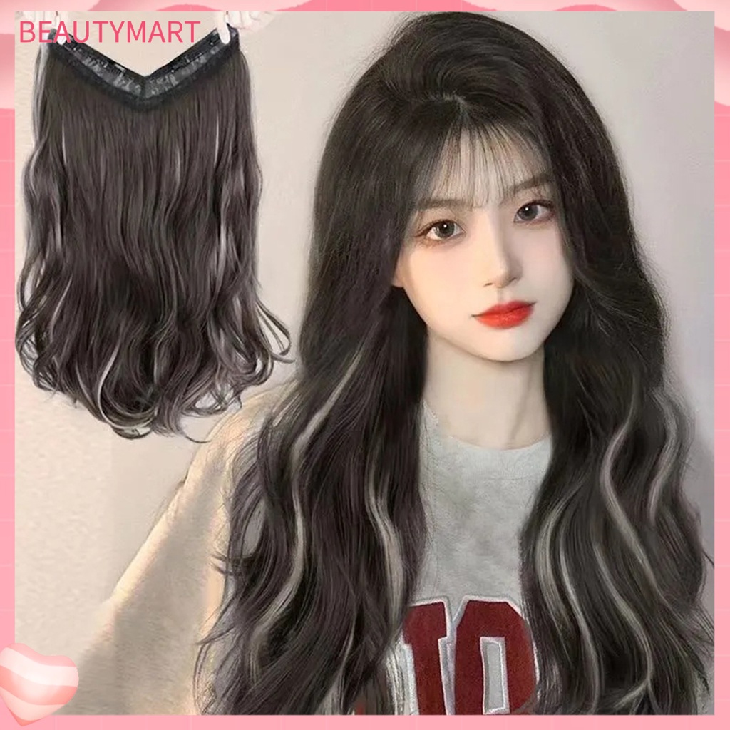 [beautymart] Bộ Tóc Giả Một Mảnh Mềm Mượt Tạo Kiểu Tóc Dày Vô Hình Không Vón Cục Cho Nữ Sử Dụng