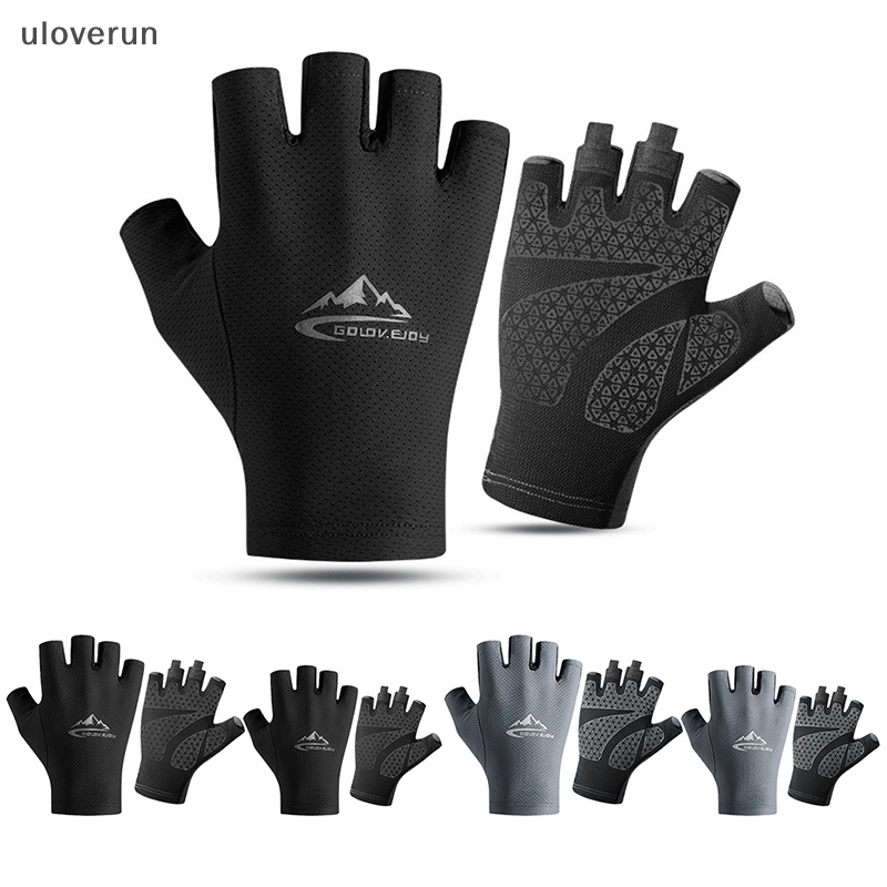 Găng Tay Thể Thao Hở Ngón Thoáng Khí Chống Trượt Trọng Lượng Nhẹ
