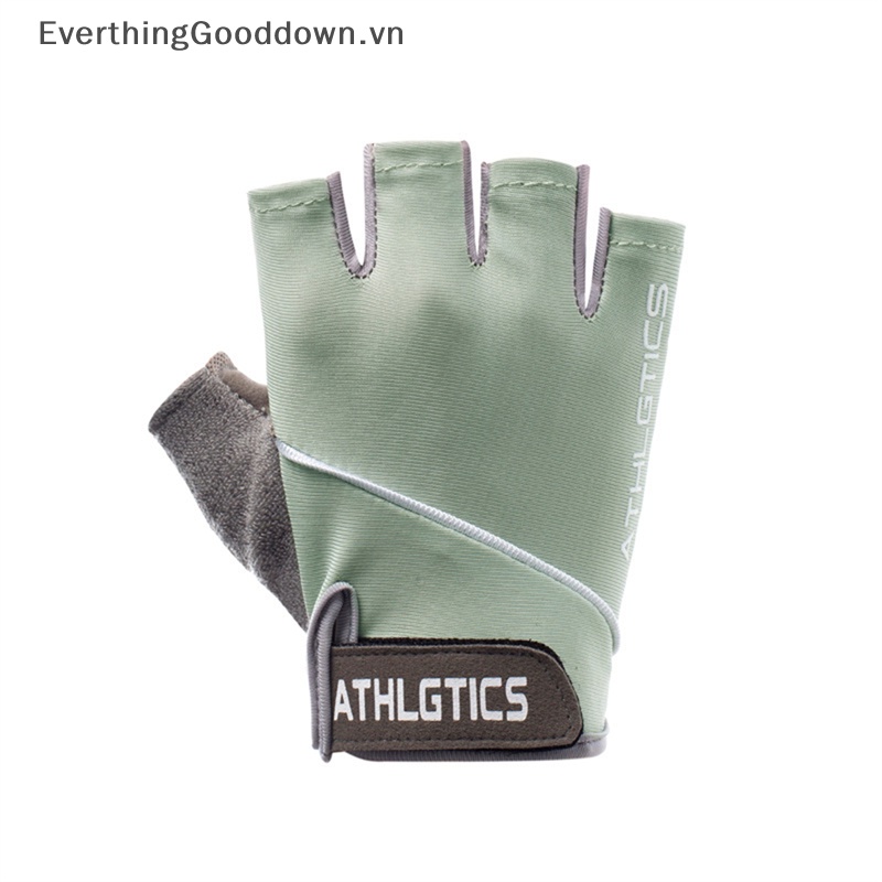 1 Đôi Găng Tay Thể Thao Nửa Ngón Chống Trượt Thoáng Khí Cho Nam Nữ