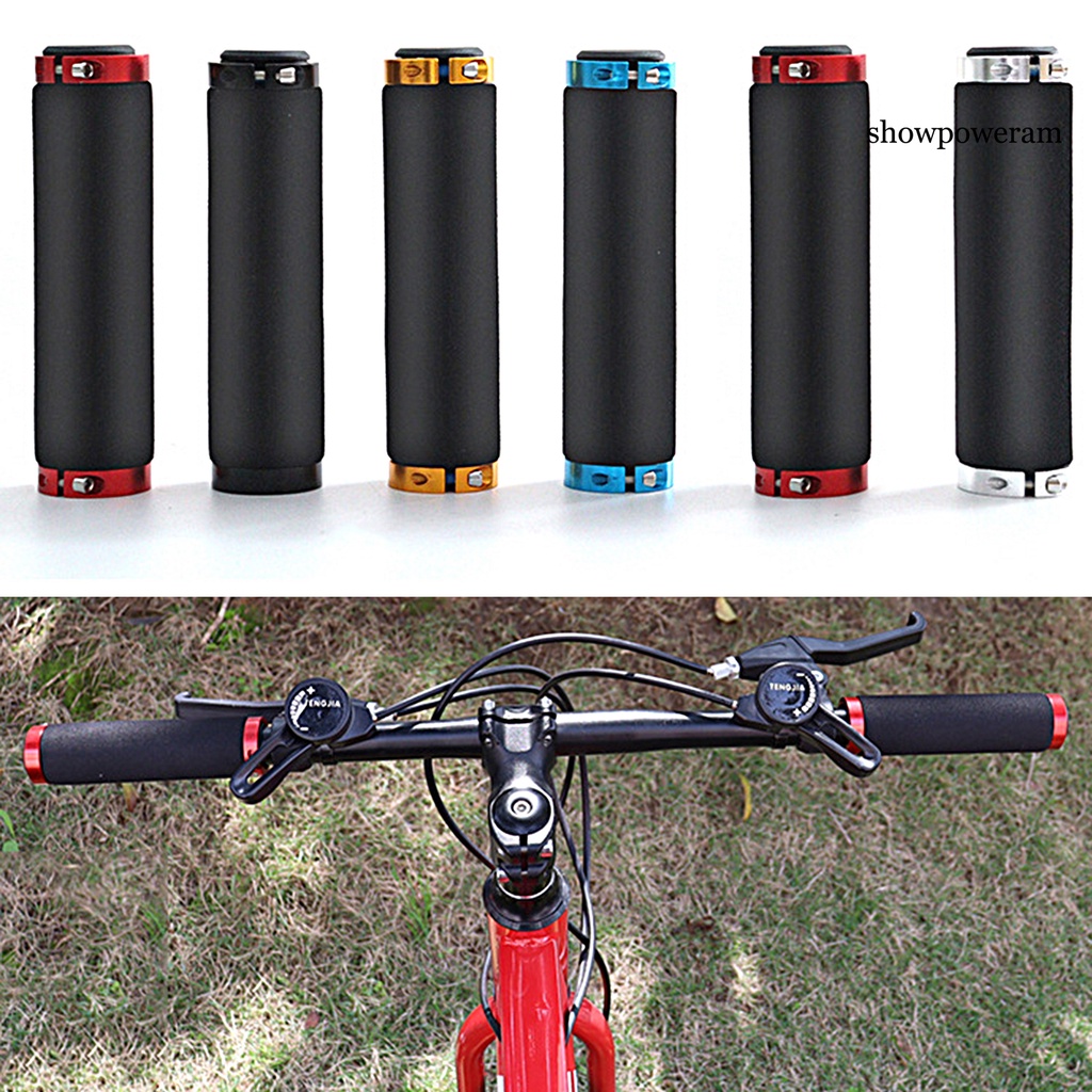 1 Cặp Vỏ Bọc Tay Lái Xe Đạp Bằng Xốp Mềm Hấp Thụ Sốc Chống Trượt