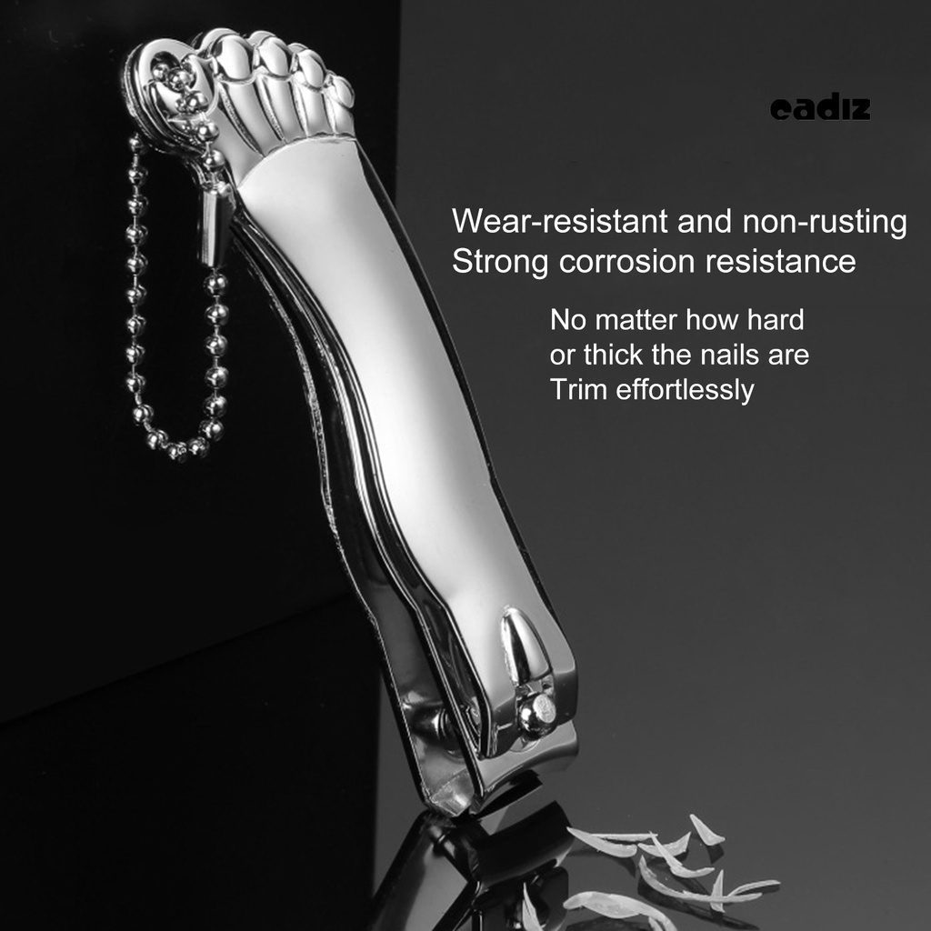 Bộ 2 Dụng Cụ Kéo Cắt Móng Bằng Thép Carbon Hình Bàn Chân Tiện Dụng