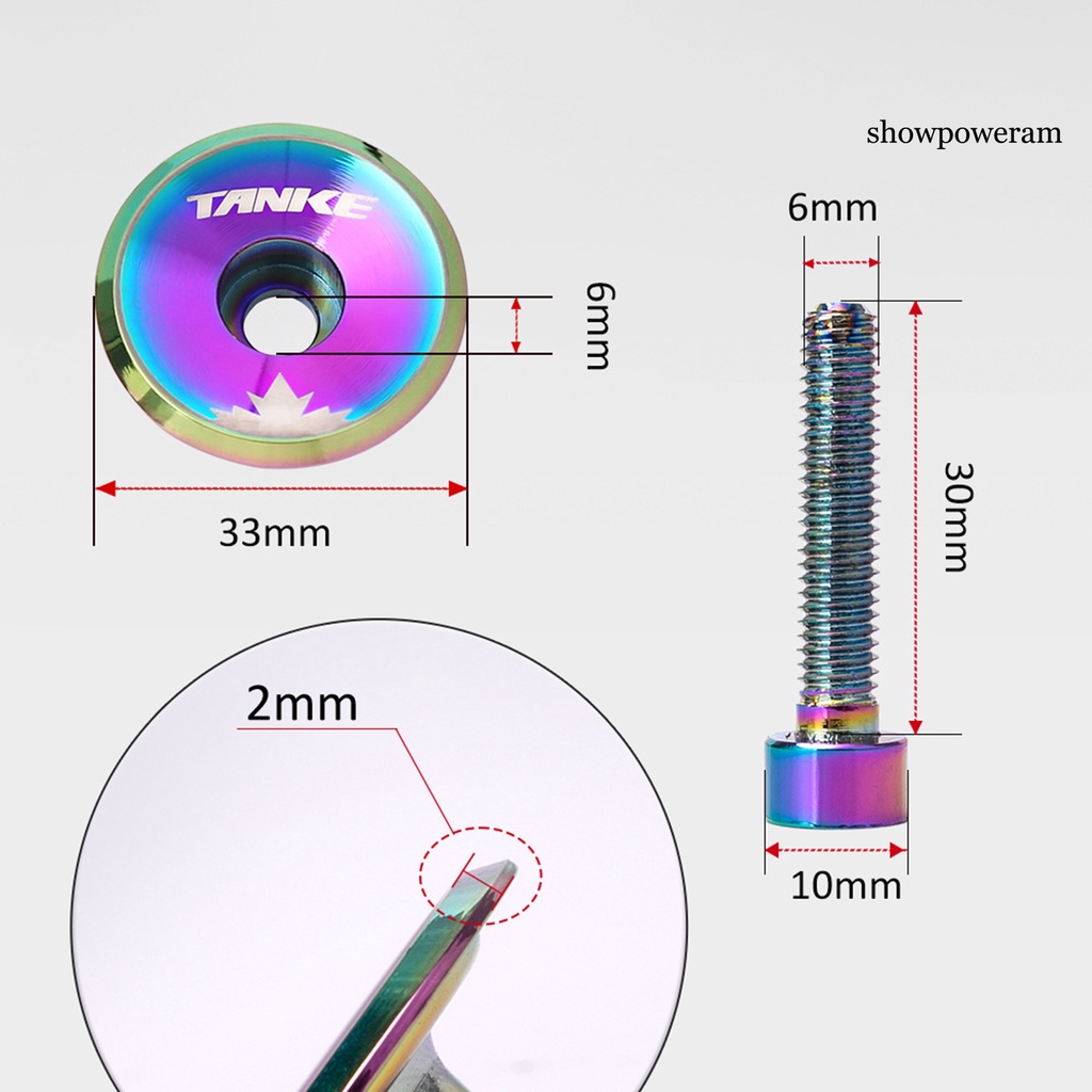 Nắp Bu Lông Che Mắt Chống Ăn Mòn Dễ Lắp Đặt Dành Cho Xe Đạp Leo Núi