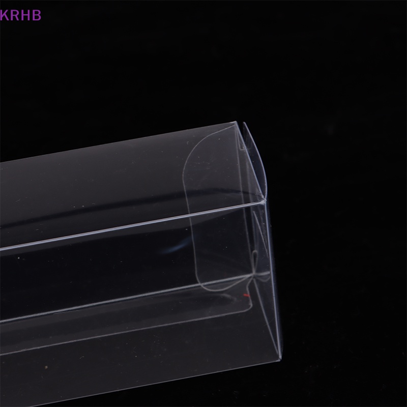 10 Hộp Trưng Bày Mô Hình Xe Hơi 82 * 40 * 30mm Bằng PVC 1 / 64