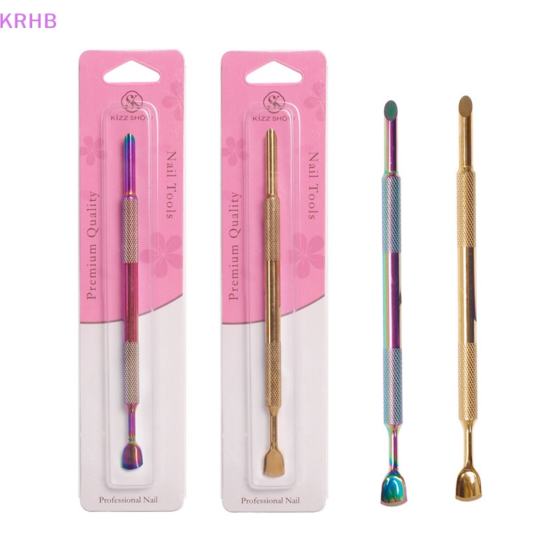 Bộ Dụng Cụ Bằng Thép Không Gỉ Hai Đầu Dùng Để Làm Móng Nghệ Thuật Mới