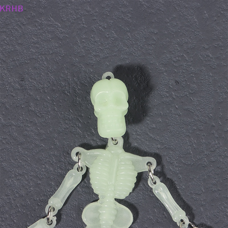 Móc Khóa Hình Đầu Lâu Phát Quang Phong Cách Gothic Thời Trang Mới