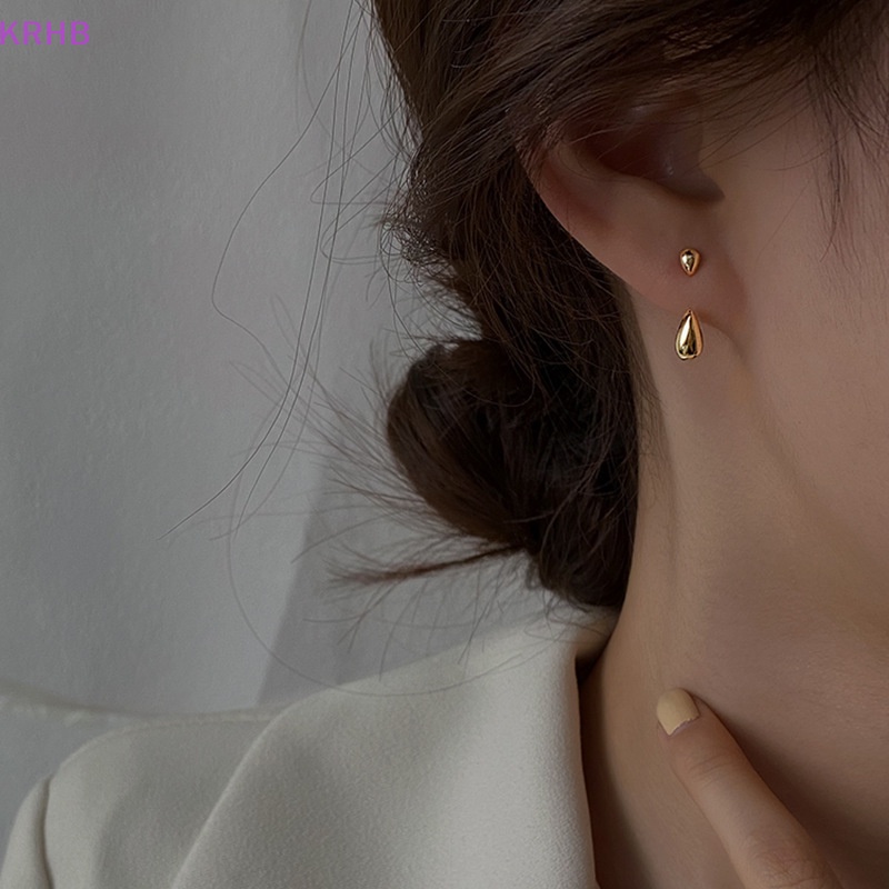 1 Khuyên Tai Hình Giọt Nước Thời Trang Cho Nữ Mới