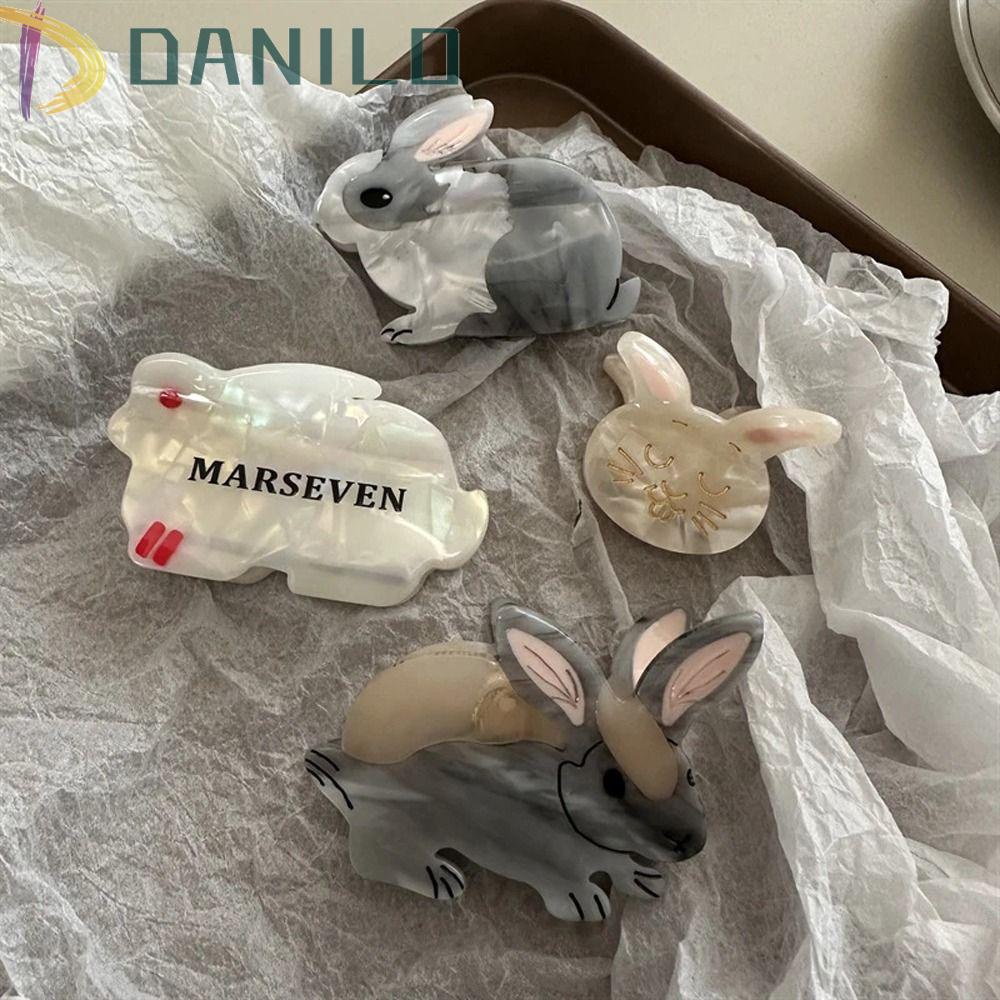 Kẹp Tóc Cào Đuôi Ngựa Cỡ Lớn Hình Hoạt Hình Phong Cách Hàn Quốc Cho Nữ