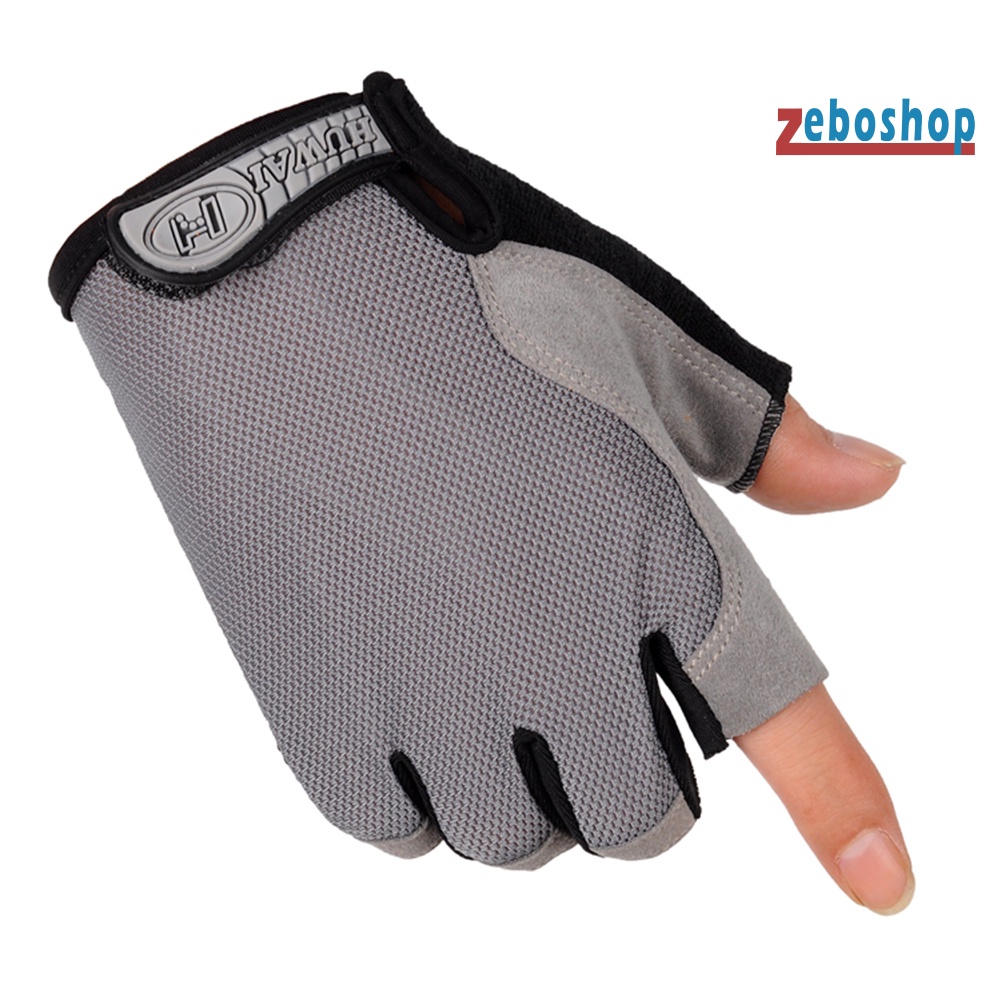 1 Đôi Găng Tay Nửa Ngón Trọng Lượng Nhẹ Chống Trượt Dùng Tập Yoga / Đạp Xe Leo Núi