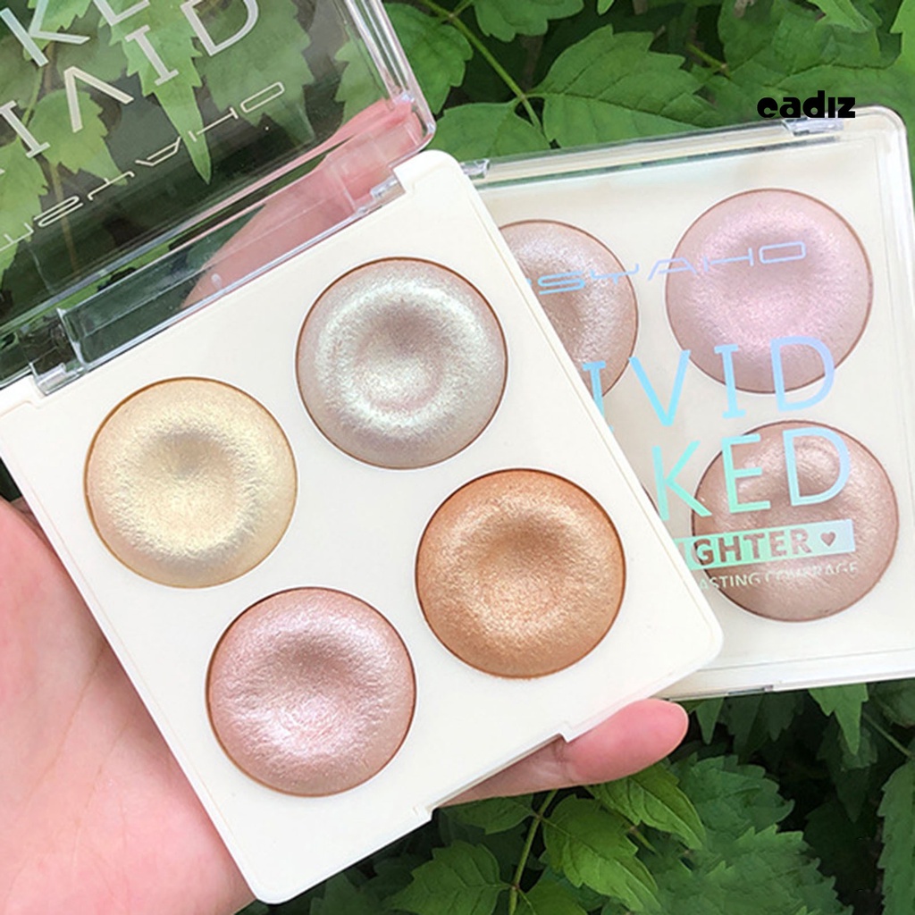 Bảng Phấn Mắt 4 Màu 13g Hiệu Ứng Tự Nhiên Ánh Ngọc Trai Lâu Trôi Độ Lên Màu Cao Tạo Khối Má Hồng Cho Nữ