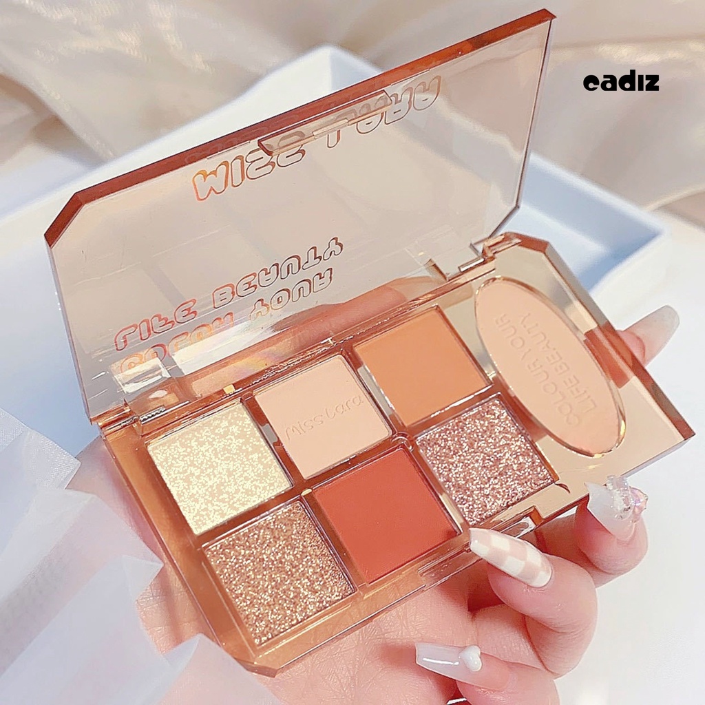 Bảng Phấn Mắt Màu Sắc Long Lanh Chống Nước Không Nhòe Tiện Dụng