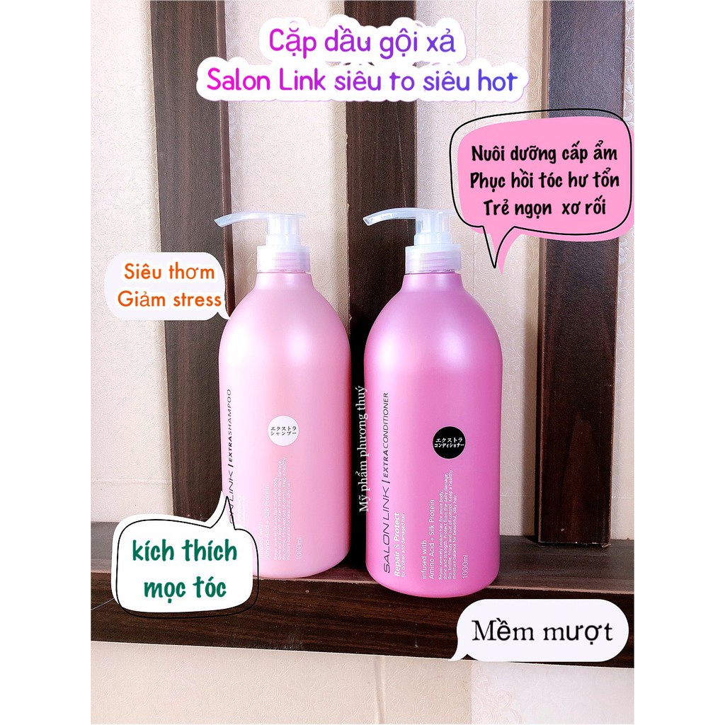 Cặp dầu gội xả Salon Link Nhật Bản 1000ml