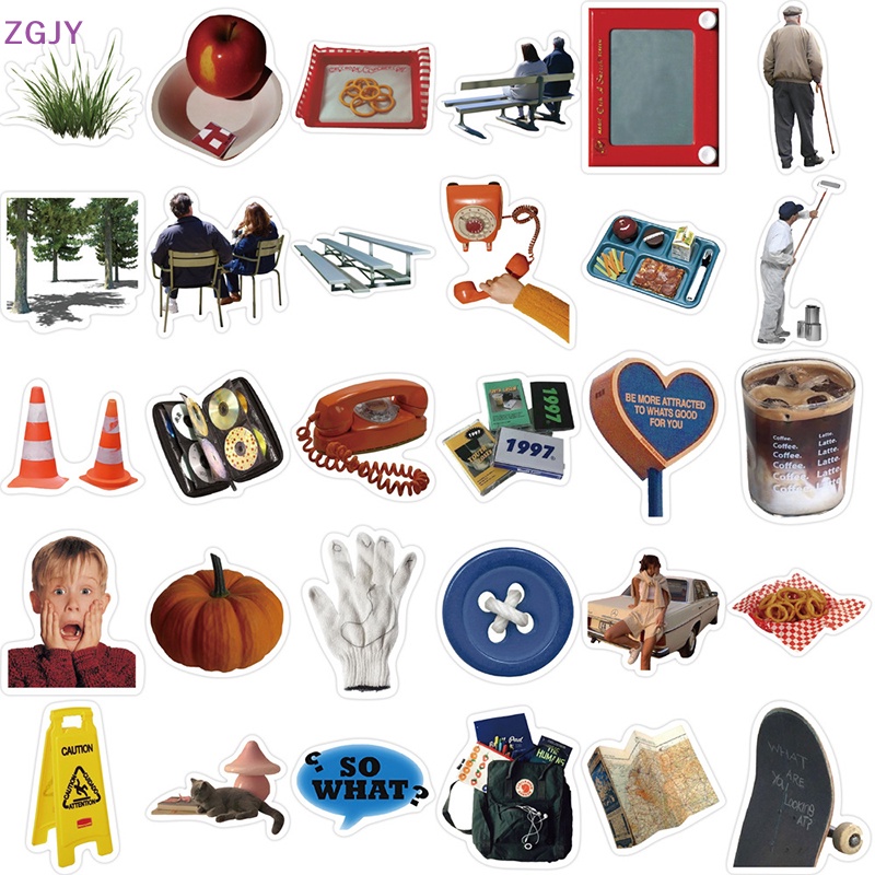 Set 63 Miếng Dán Graffiti Trang Trí Đa Ứng Dụng Mới