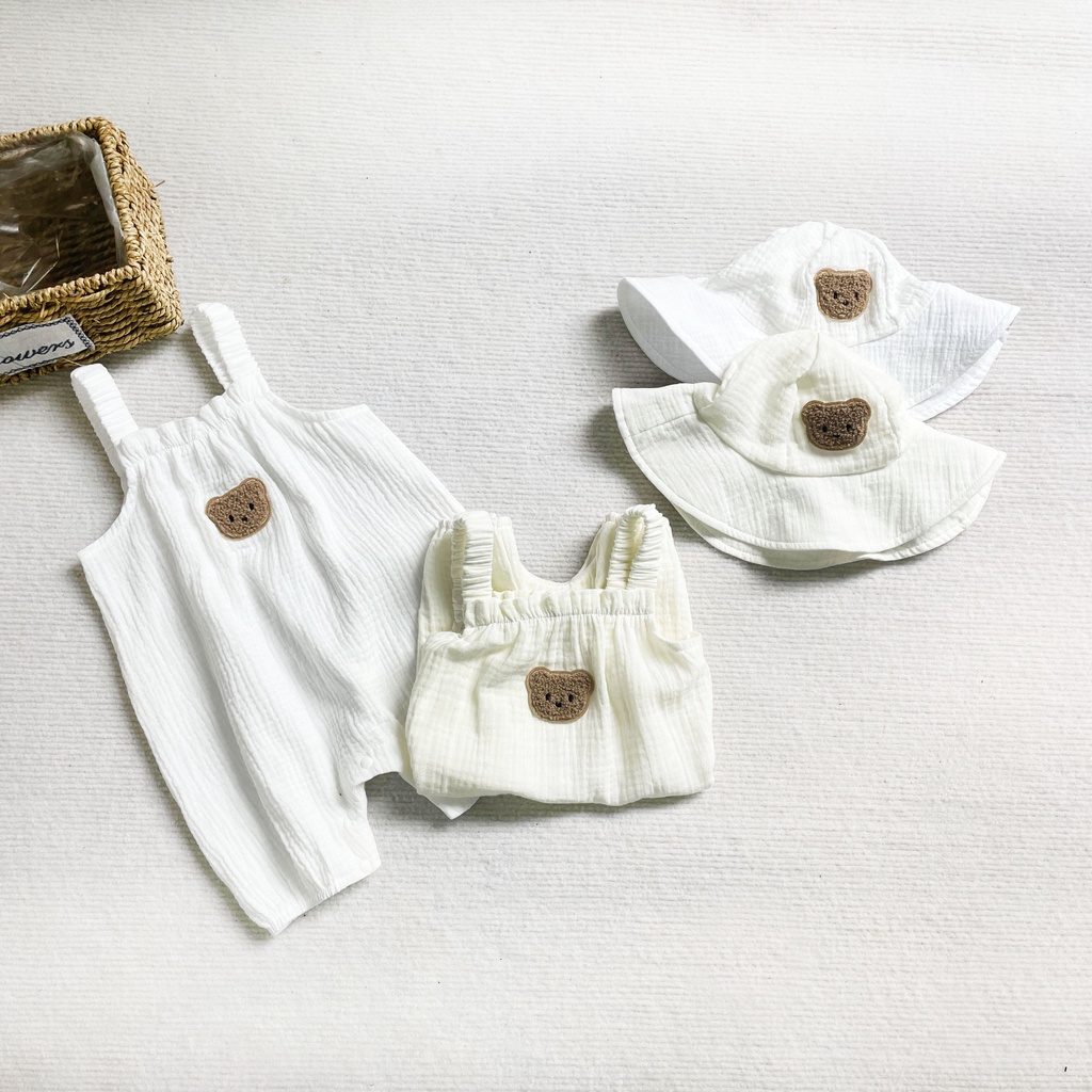 Bộ Áo Liền Quần Họa Tiết Hoạt Hình Phối Lưới Thời Trang Mùa Hè Xinh Xắn Cho Bé Sơ Sinh