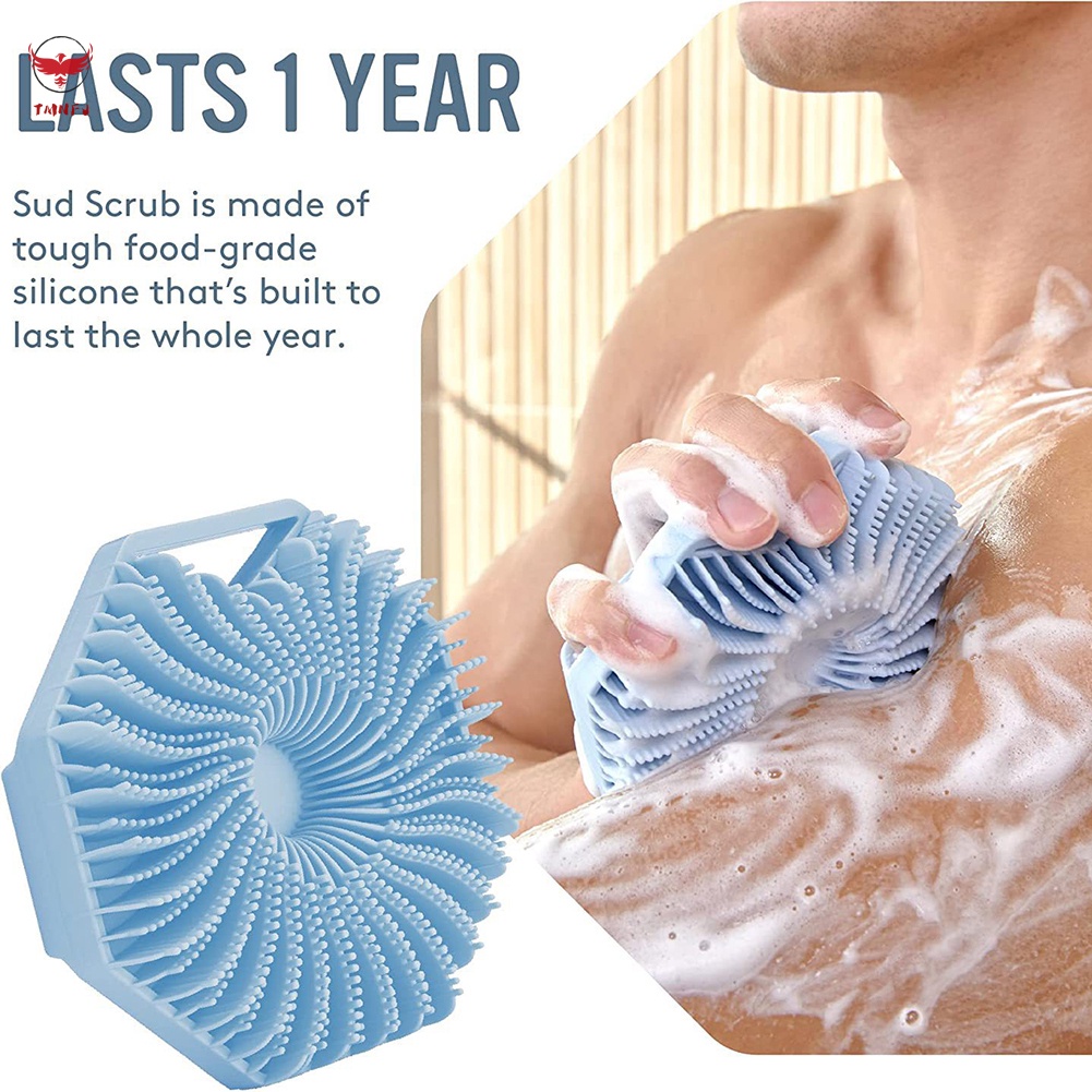 Bàn Chải Tắm Silicone Thân Thiện Với Làn Da Dành Cho Trẻ Em