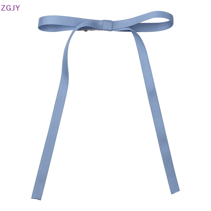 1 Cặp Kẹp Tóc Nơ Dài Kiểu Dáng Vintage Thời Trang Cho Nữ Mới