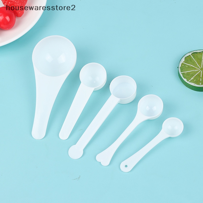 Set 2 Muỗng Nhựa Đo Lường 1g 3g 5g 10g Tiện Dụng
