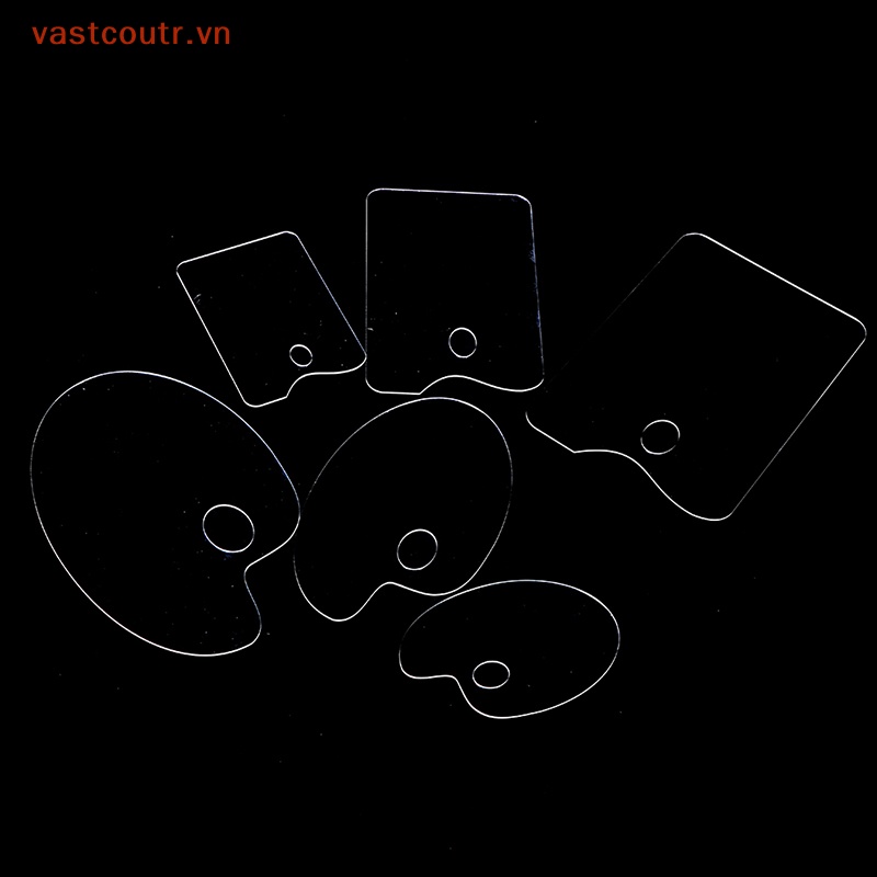 1 Bảng Acrylic Trong Suốt Dùng Trộn Màu Nước Vẽ Tranh Tiện Dụng