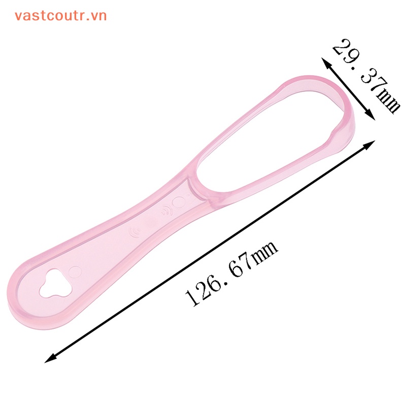 Dụng Cụ Cạo Lưỡi Bằng Nhựa Cấp Thực Phẩm Chăm Sóc Răng Miệng Cho Người Lớn   Vn VN VN