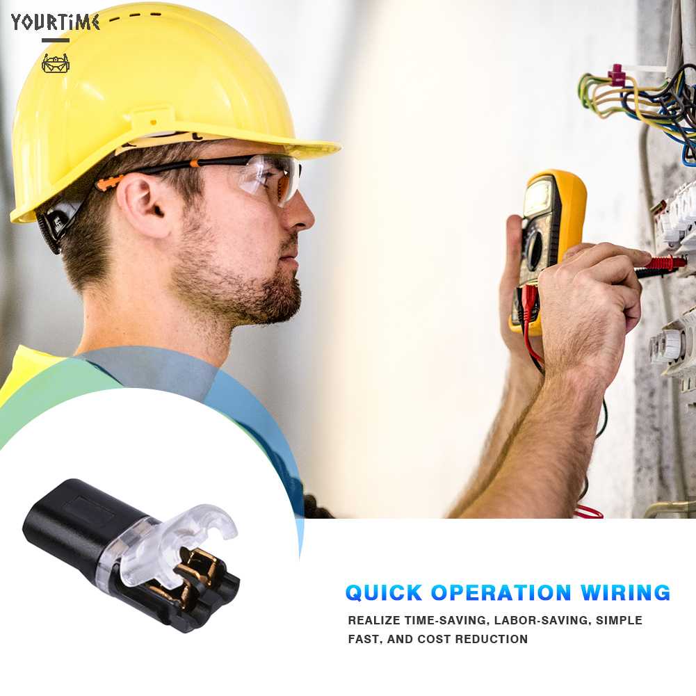 Kẹp Nối Dây Cáp 2 Chiều Không Dây Cho Thợ Điện