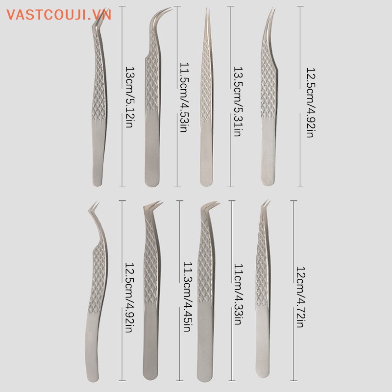 Nhíp Gắp Lông Mi Giả Bằng Thép Không Gỉ Tiện Dụng