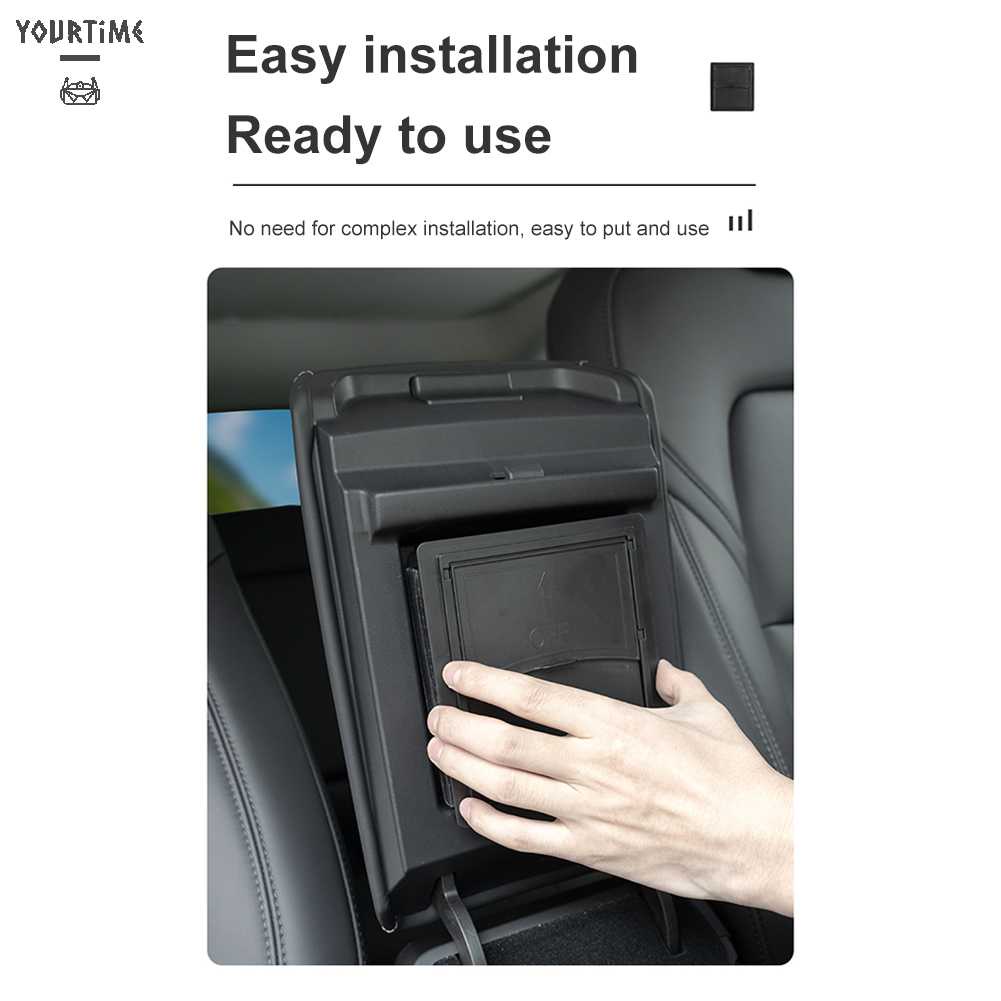 Set 3 Hộp Đựng Vật Dụng Bệ Tì Tay Cho Tesla Model 3 Y 2021-2022