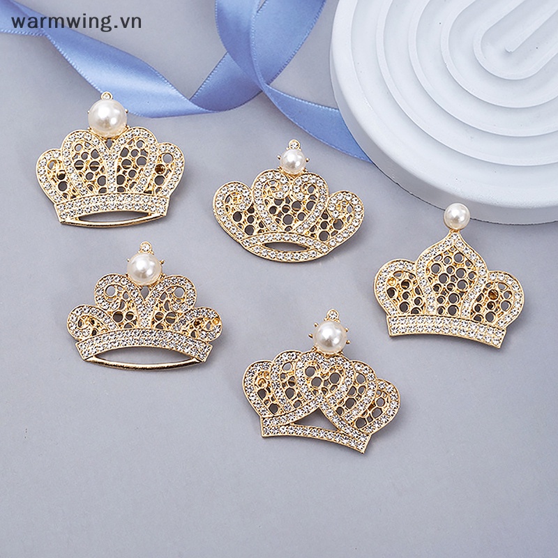 Ghim Cài Áo Hình Vương Miện Đính Đá Thời Trang Cho Nữ
